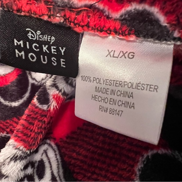 DISNEY Mickey Mouse Christmas Pajama Pants Women’s XL Sleep Joggers  Lounge PJ’s - Picture 5 of 5